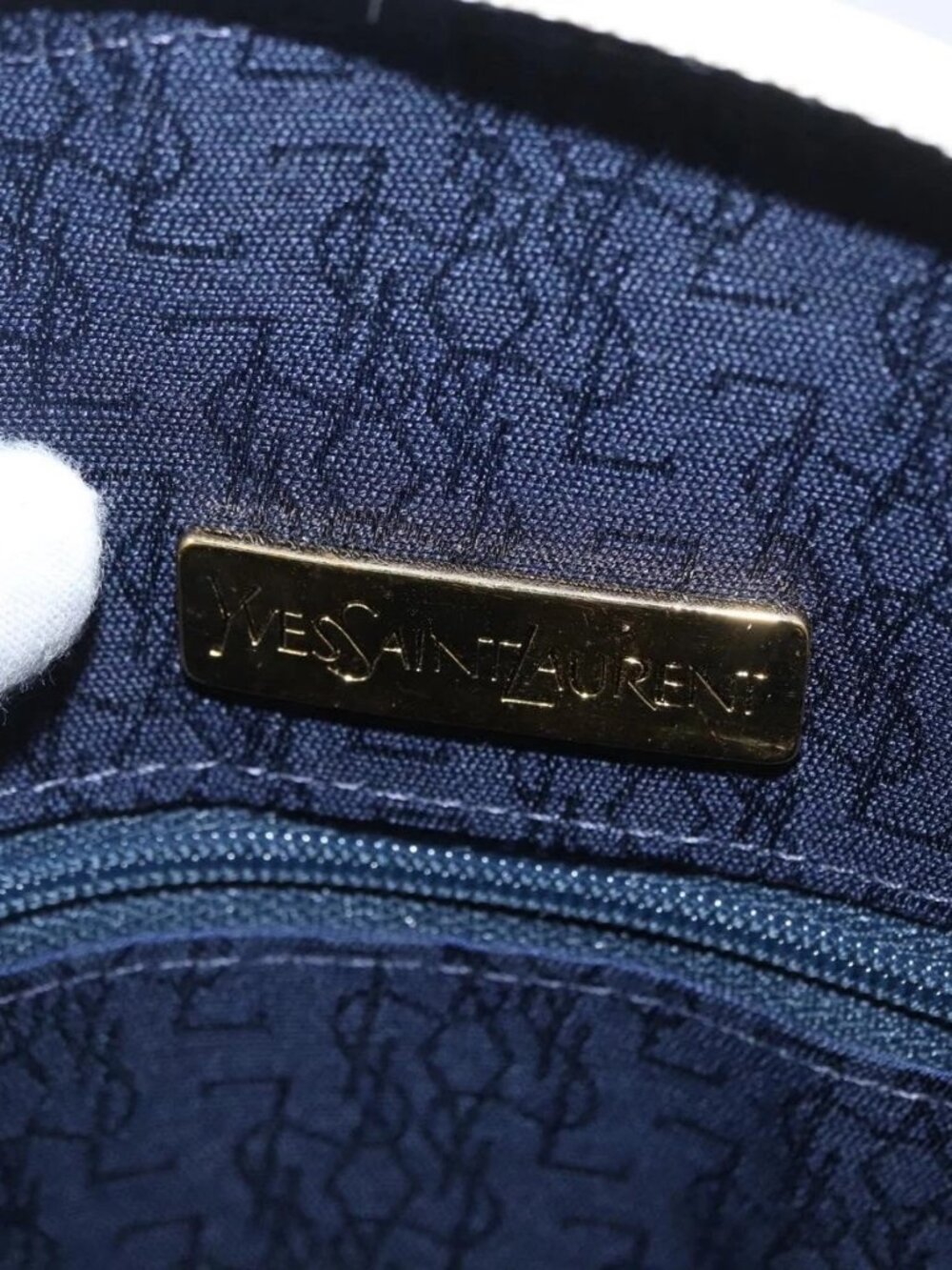 SAINT LAURENT Hand Bag Leather White Auth 169261V - Picture 10 of 16
